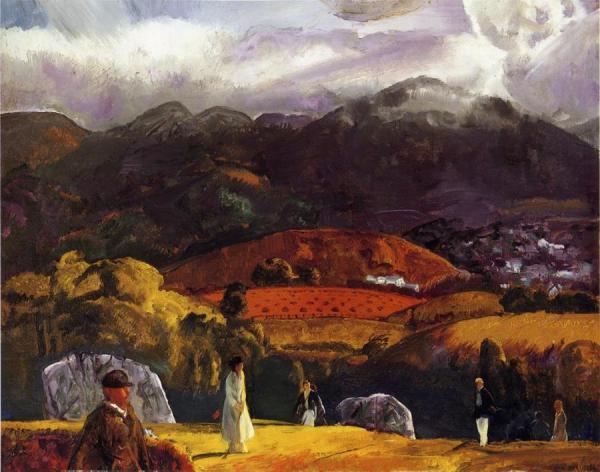 Golf Course - California by George Wesley Bellows