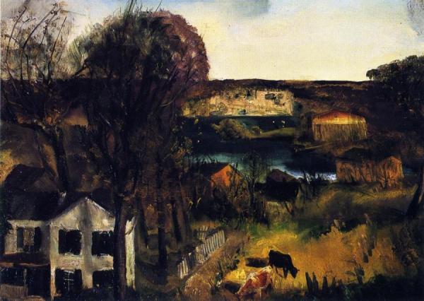 Hudson At Saugerties by George Wesley Bellows