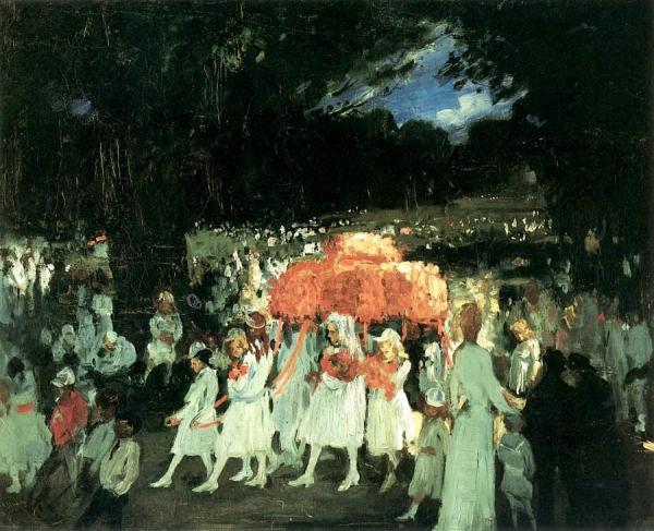 May Day In Central Park by George Wesley Bellows