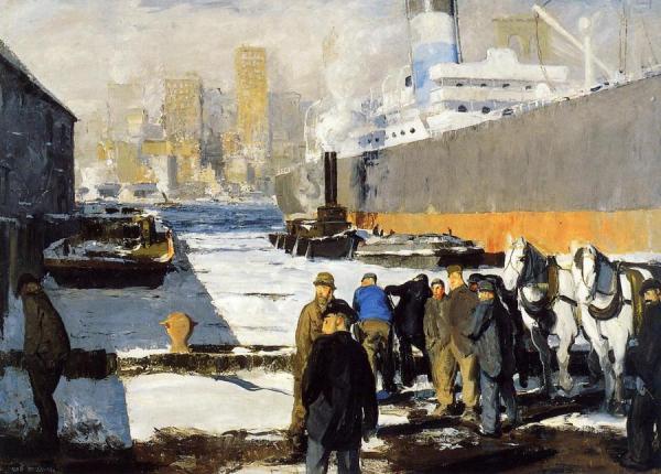 Men Of The Docks by George Wesley Bellows