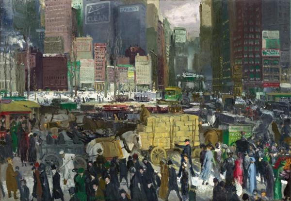 New York,1911 by George Wesley Bellows
