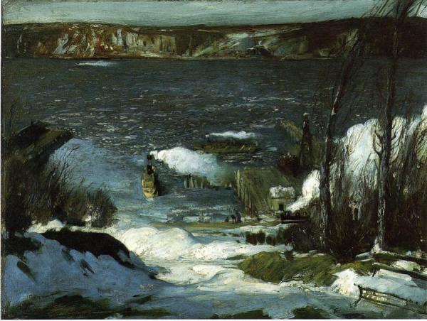 North River by George Wesley Bellows