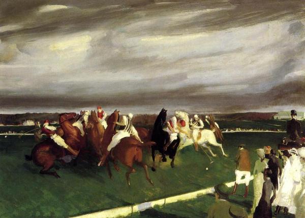 Polo At Lakewood by George Wesley Bellows