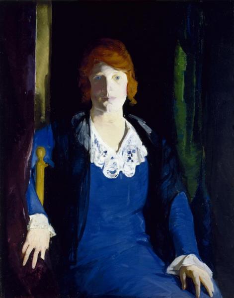 Portrait Of Florence Pierce by George Wesley Bellows