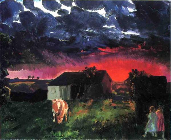 George Wesley Bellows Red Sun