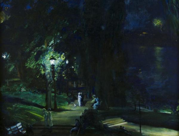 Summer Night, Riverside Drive by George Wesley Bellows
