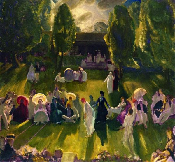 Tennis Tournament by George Wesley Bellows