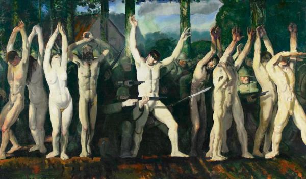 The Barricade, 1918 by George Wesley Bellows