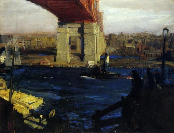 The Bridge, Blackwell's Island by George Wesley Bellows
