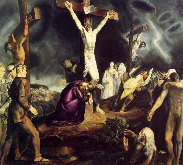 The Crucifixion by George Wesley Bellows Oil Painting Reproductions