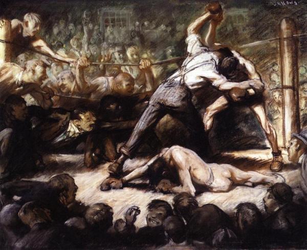 George Wesley Bellows The Knock Out