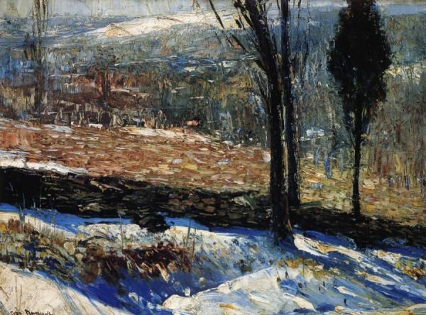 The Stone Fence by George Wesley Bellows