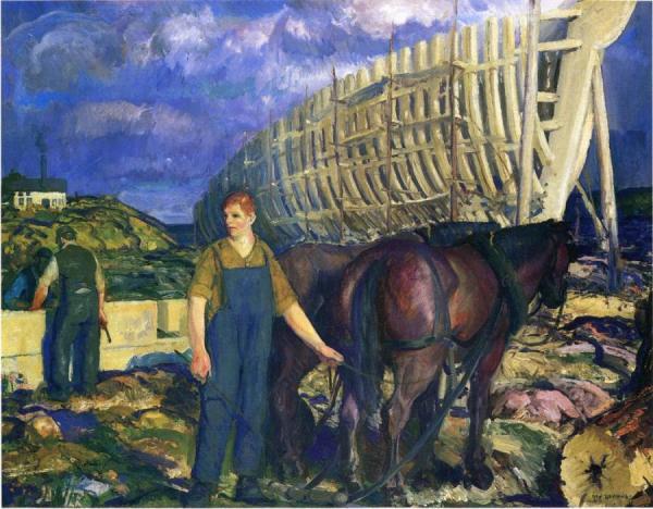 George Wesley Bellows The Teamster