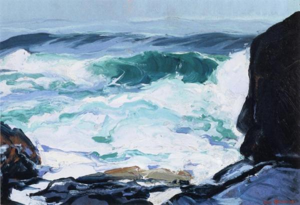 Tide Ledge by George Wesley Bellows