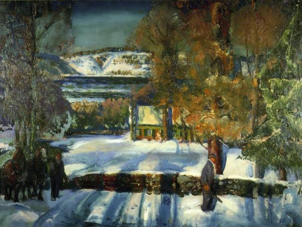 Winter Road by George Wesley Bellows