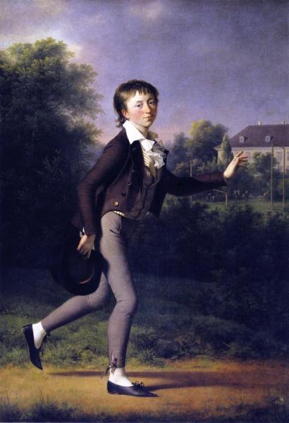 The Running Boy, Marcus Holst Von Schmidten by George William Joy