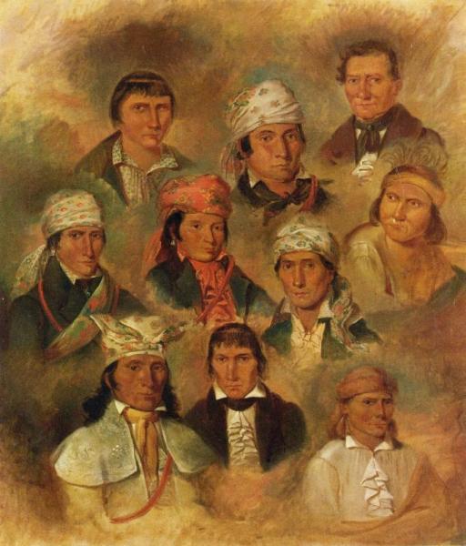 Ten Potawatomi Chiefs by George Winter