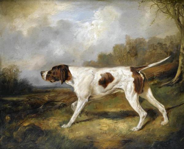 George Wright Pointers In A Landscape Ii