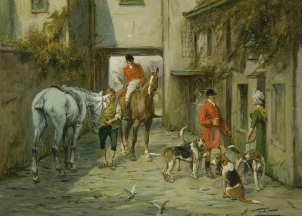 Refreshments by George Wright Oil Painting Reproductions