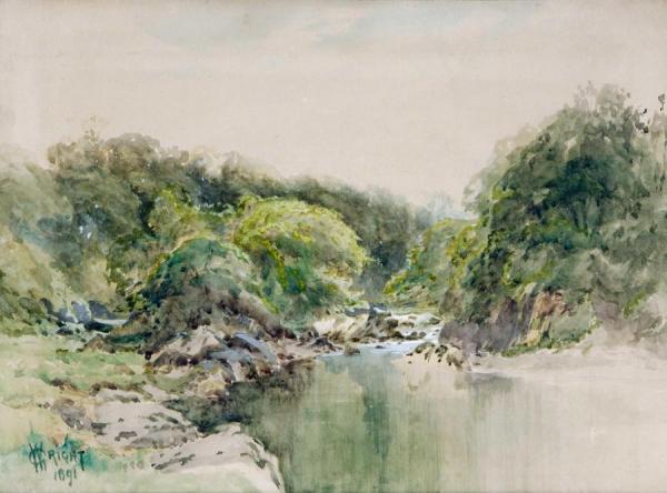 The Falls Pool by George Wright