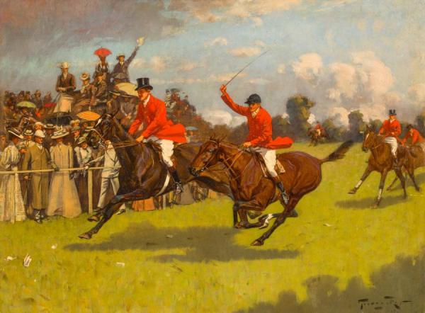 The Steeplechase by George Wright