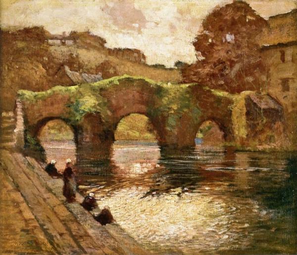 Bridge At Quimperlé by Georges Ames Aldrich