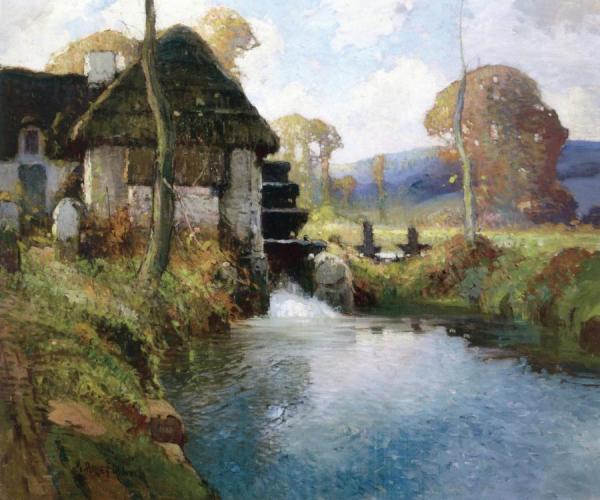 Brittany Mill by Georges Ames Aldrich