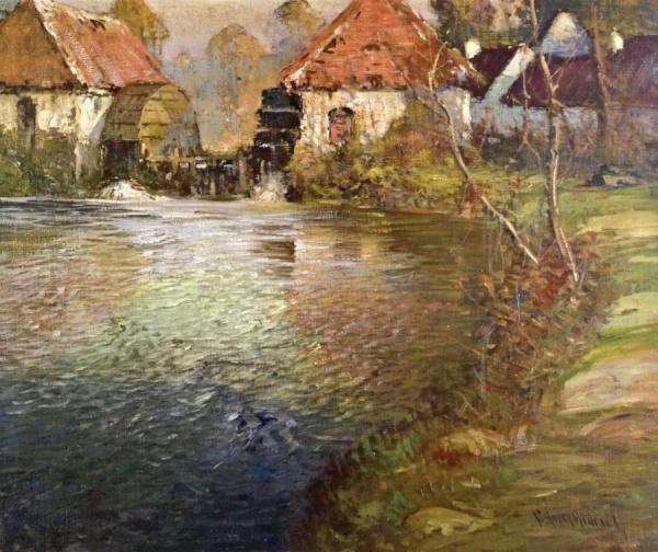 Double Mill by Georges Ames Aldrich