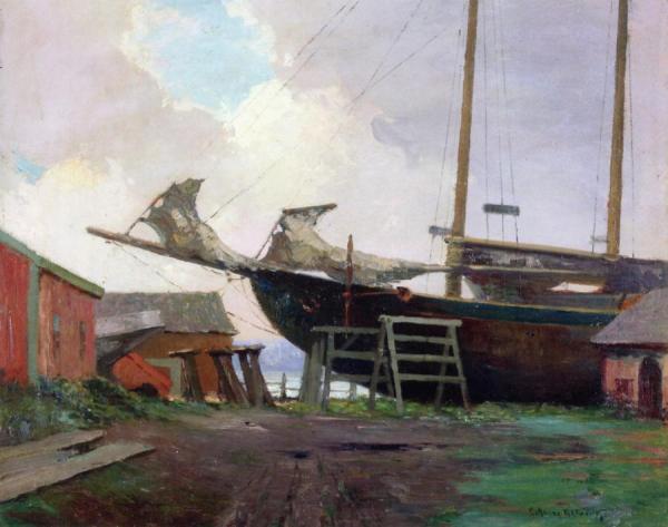 Dry Dock by Georges Ames Aldrich