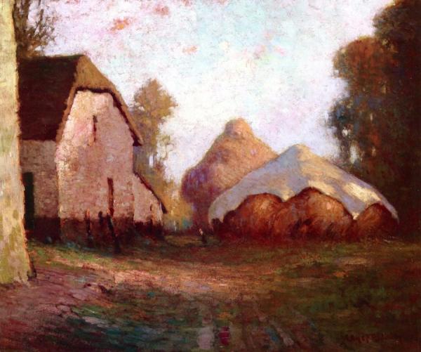Haystacks by Georges Ames Aldrich