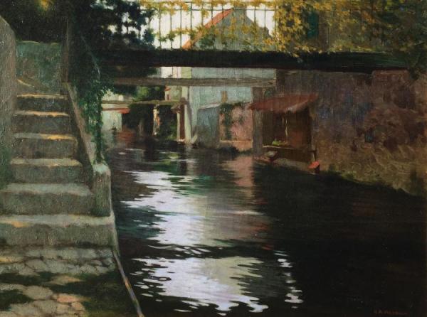 The Canal by Georges Ames Aldrich