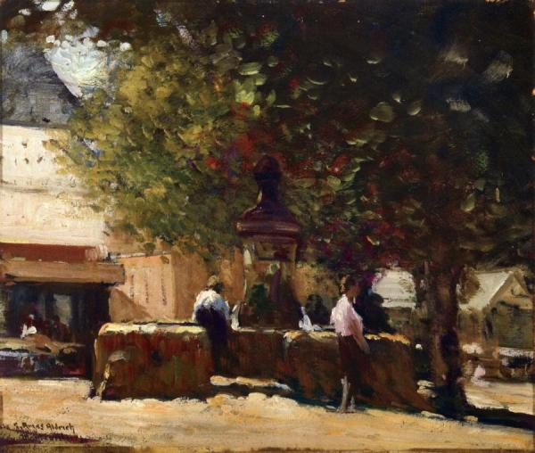 Georges Ames Aldrich Village Fountain