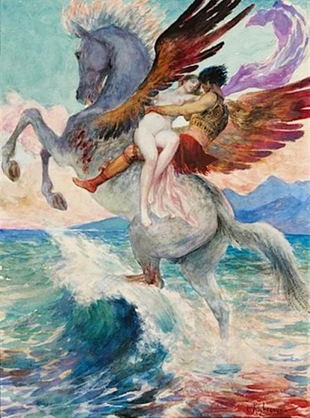 Georges Antoine Rochegrosse Perseus And Andromeda
