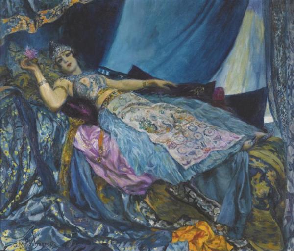 Georges Antoine Rochegrosse The Blue Princess