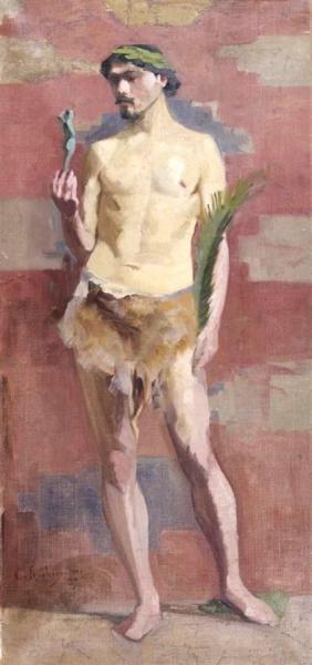 The Glory Of Sports by Georges Antoine Rochegrosse Oil Painting Reproductions