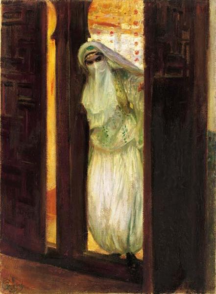 Veiled Beauty by Georges Antoine Rochegrosse