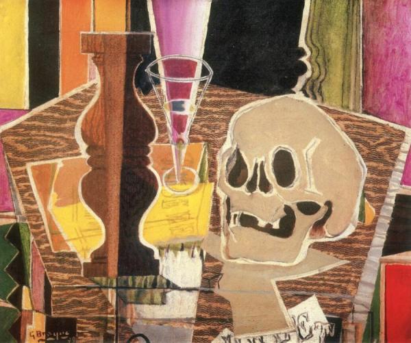 Baluster And Skull by Georges Braque