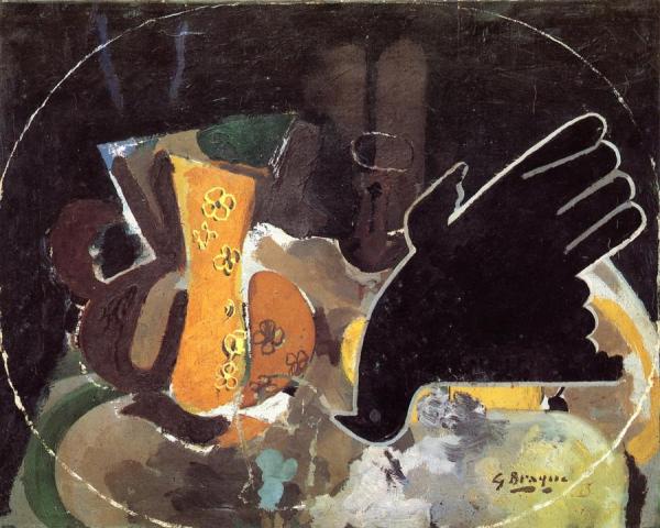 Black Pigeon by Georges Braque Oil Painting Reproductions