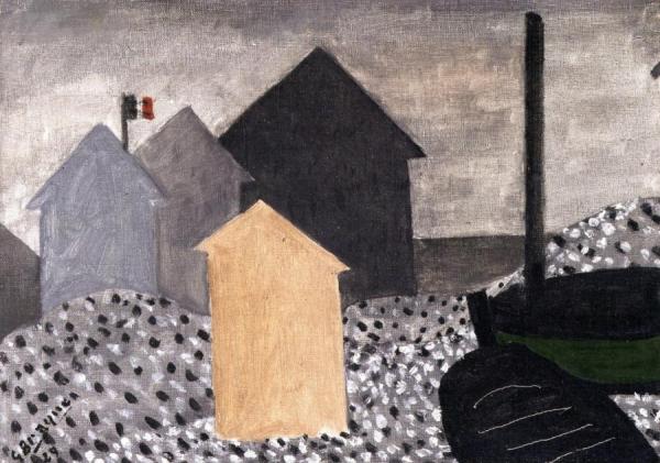 Cabins With Flags by Georges Braque Oil Painting Reproductions