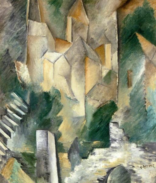 Church At Carrieres Saint-denis by Georges Braque