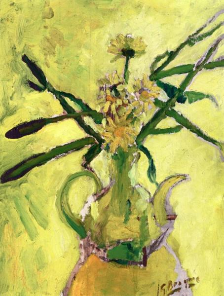 Daisies In A Carafe by Georges Braque