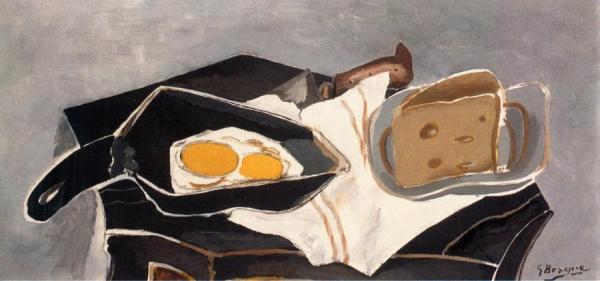 Eggs On The Stove by Georges Braque Oil Painting Reproductions