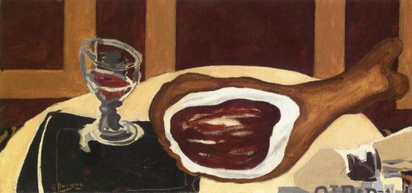 Ham by Georges Braque Oil Painting Reproductions