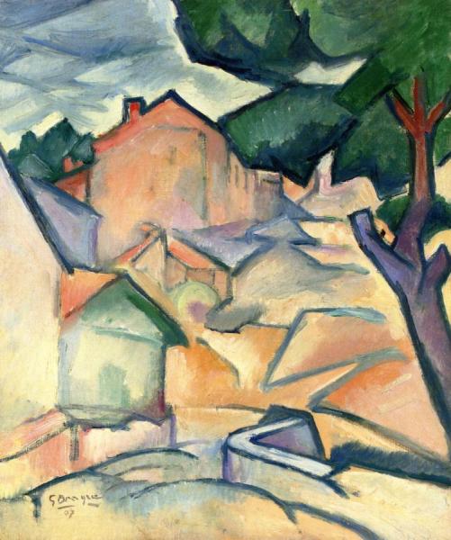 Houses At L'estaque by Georges Braque
