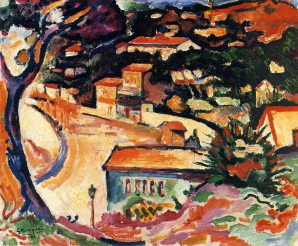 L'estaque by Georges Braque