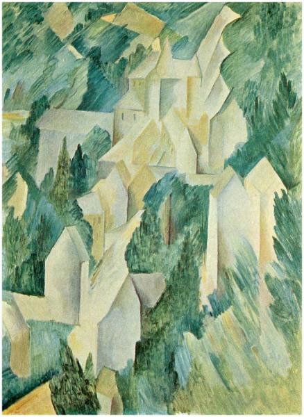 La Roche-guyon, The Castle by Georges Braque