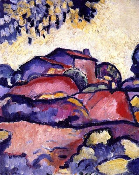 Georges Braque Landscape At L'estaque