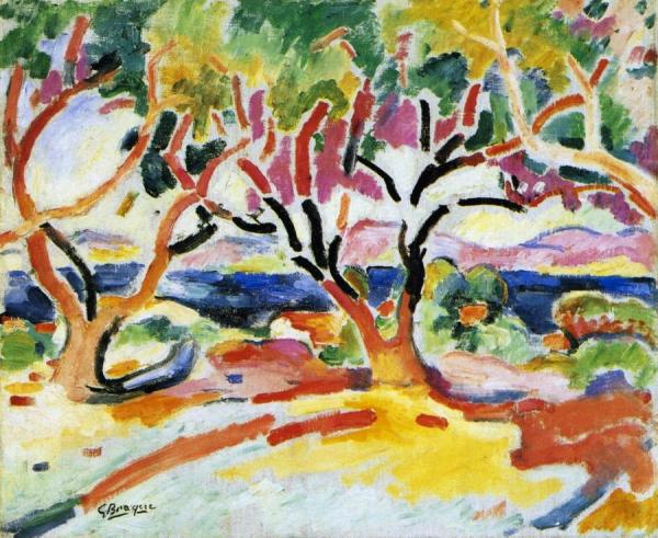 Olive Tress, La Ciotat by Georges Braque