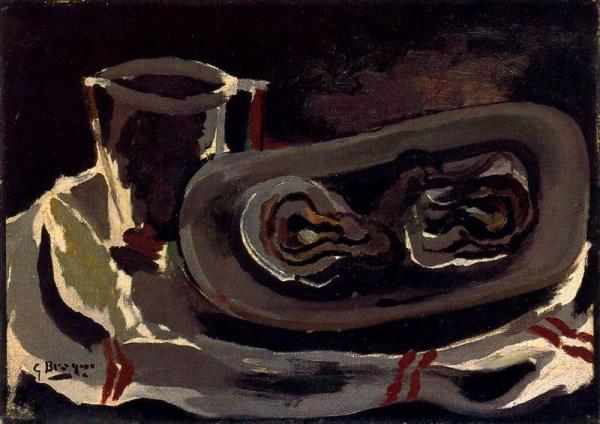 Oysters by Georges Braque Oil Painting Reproductions