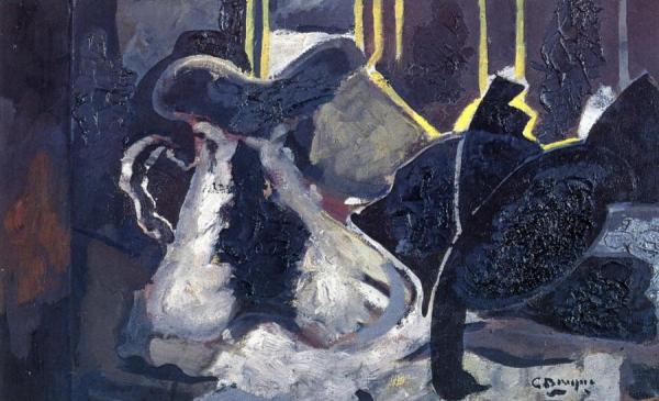 Pitcher And Pigeon by Georges Braque Oil Painting Reproductions